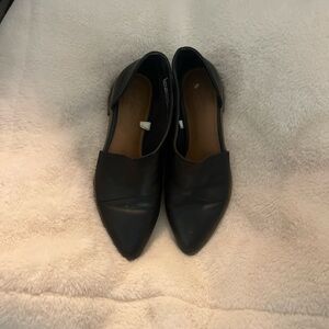 Women's Black Leather Shoes